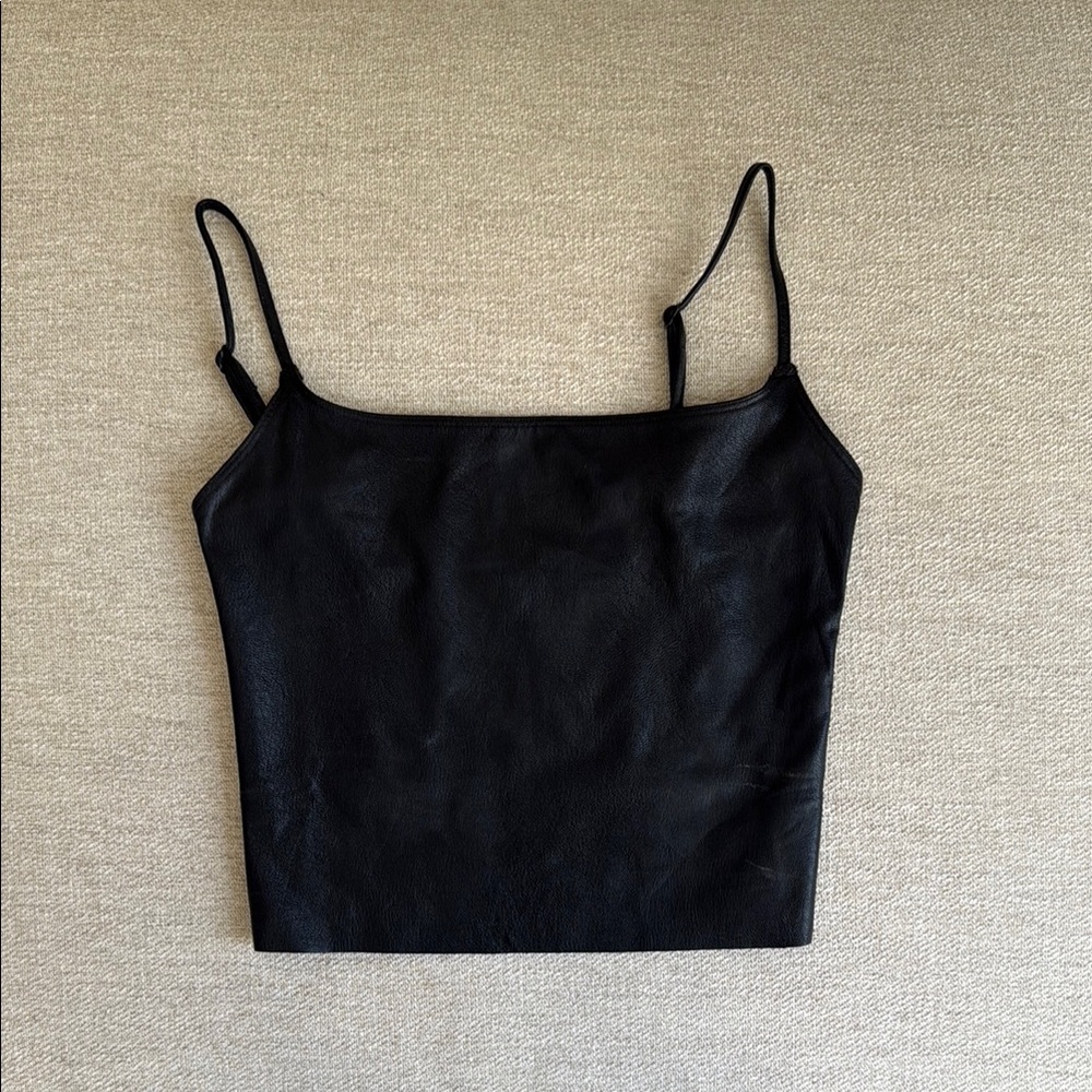 Never Worn Commando Leather Top